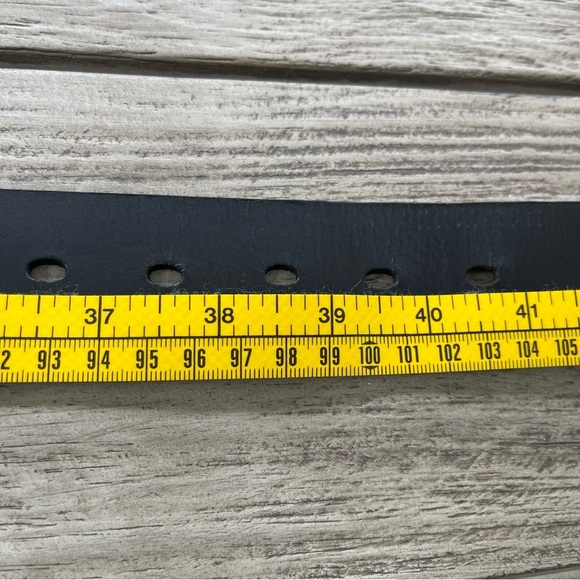 Timberland Black Leather Mens Belt 38” - Picture 5 of 5